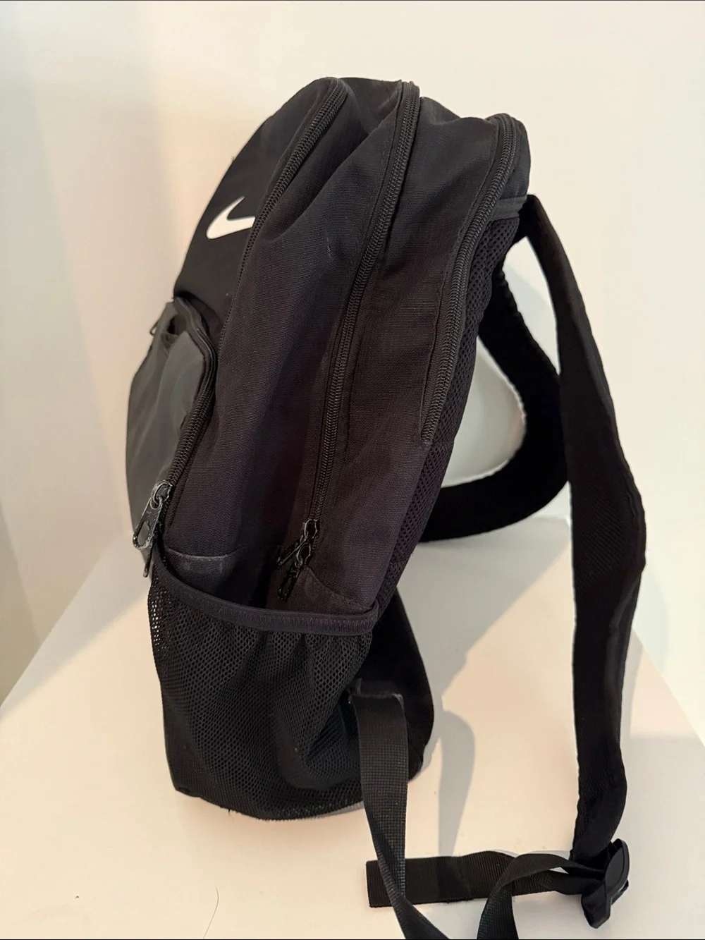 Nike Black and Gray Everyday Backpack with White Swoosh